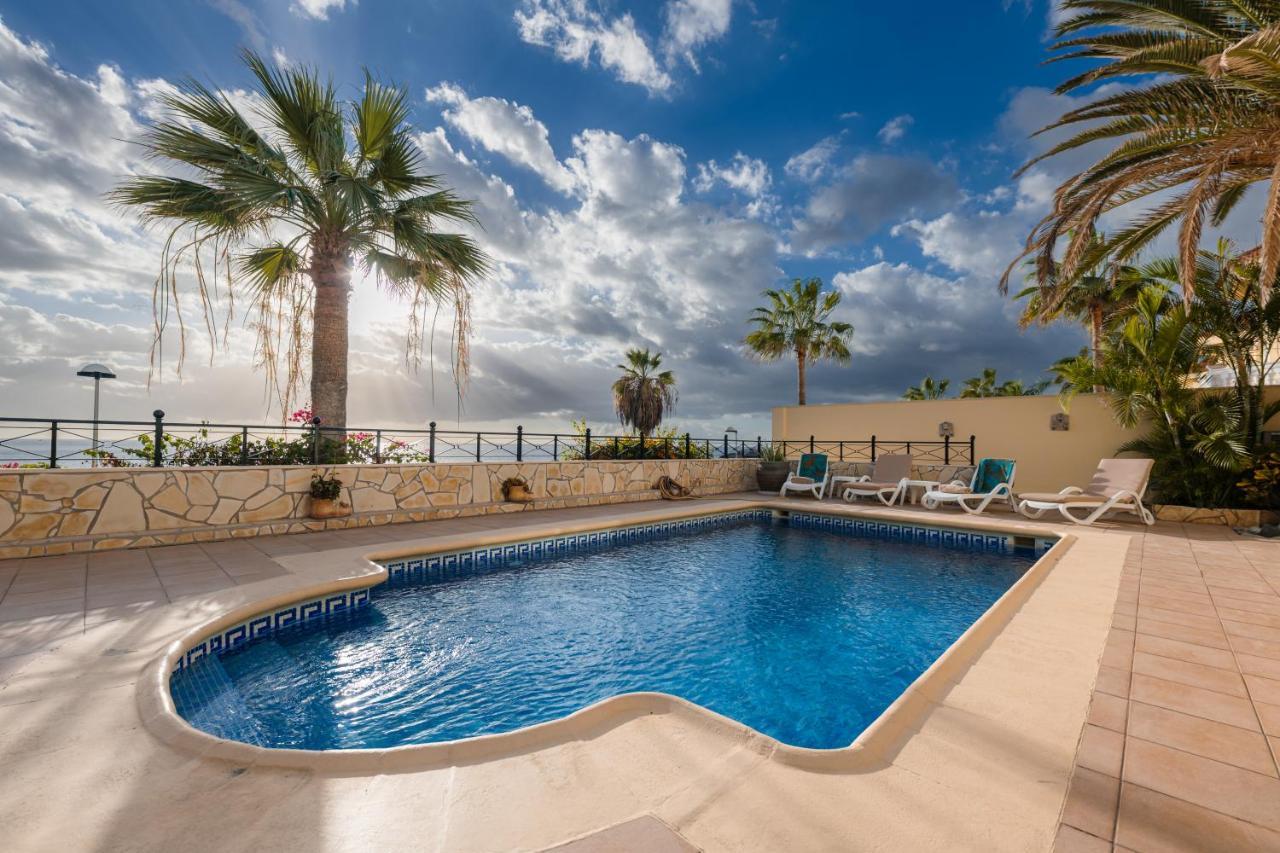 Villa Faya On The First Ocean Line With New Heated Pool لوس كريستيانوس المظهر الخارجي الصورة
