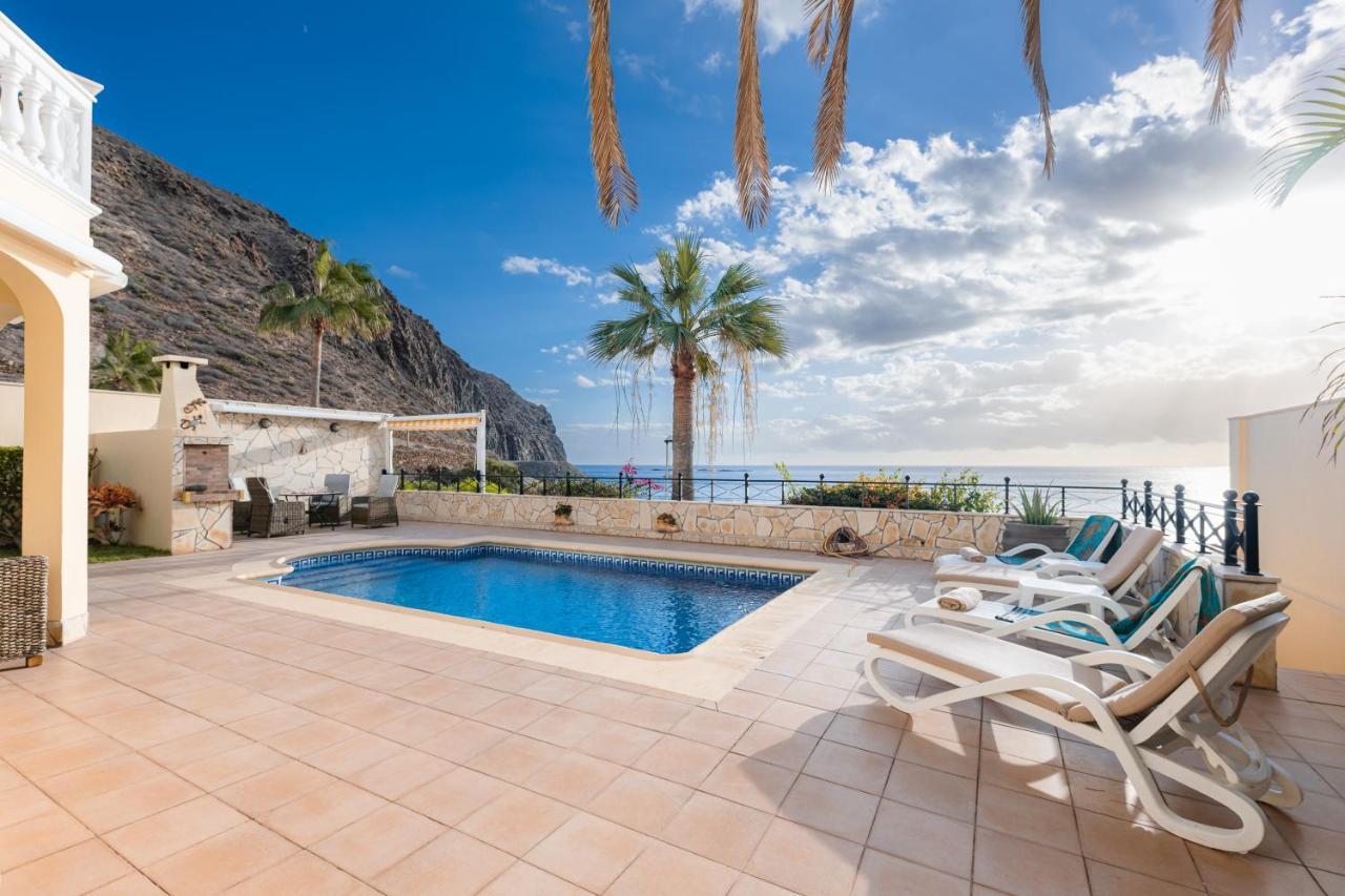 Villa Faya On The First Ocean Line With New Heated Pool لوس كريستيانوس المظهر الخارجي الصورة